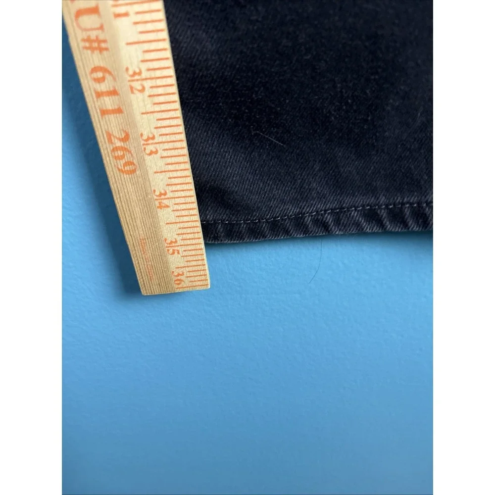 Levi's 560 Loose Fit Tapered Black Wash Denim Jeans USA Made 36x36